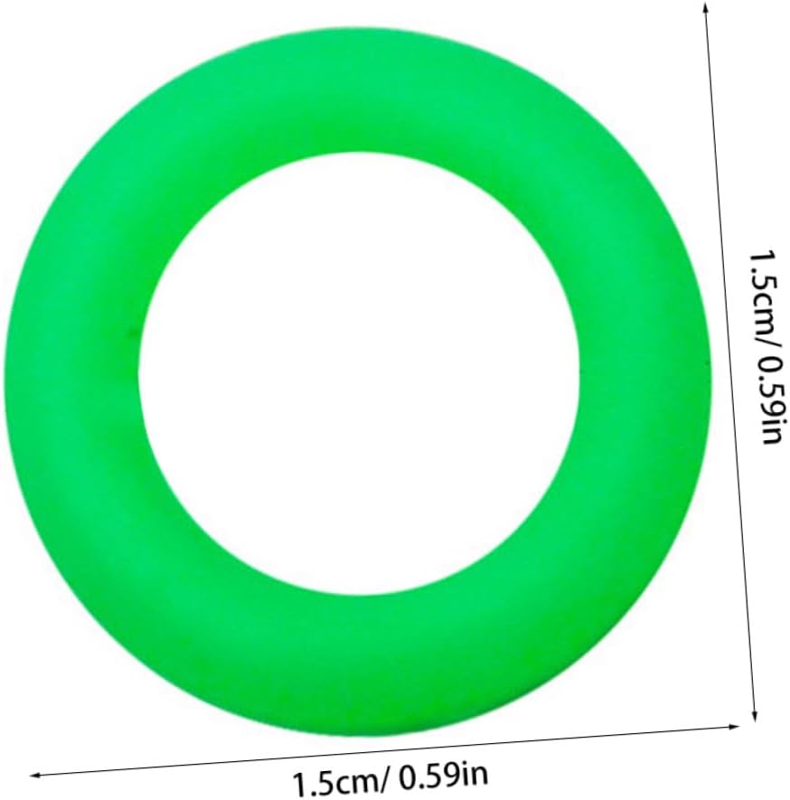 10pc Fluorescent Rubber Rings – High-Visibility Accessory