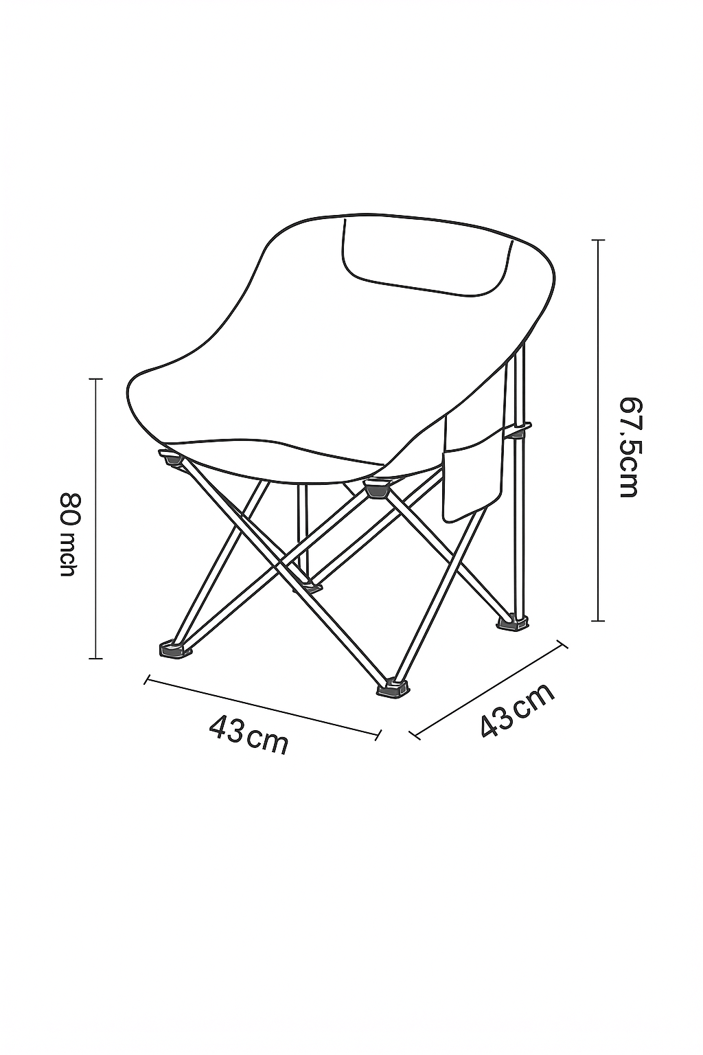 Easy Open Camping Chair