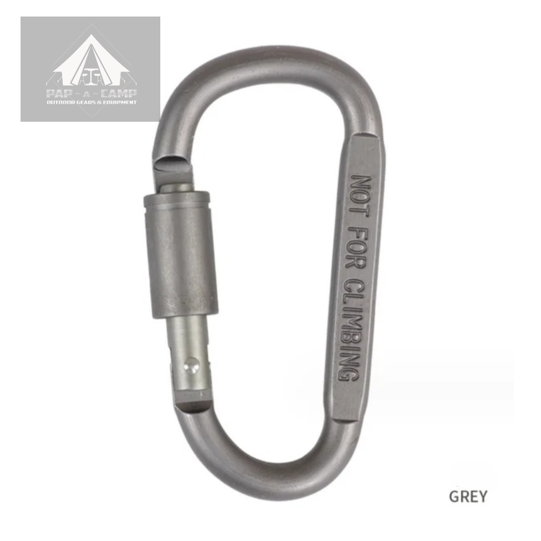 D-Ring Aluminum Carabiner Clip – Secure, Lightweight & Multi-Purpose