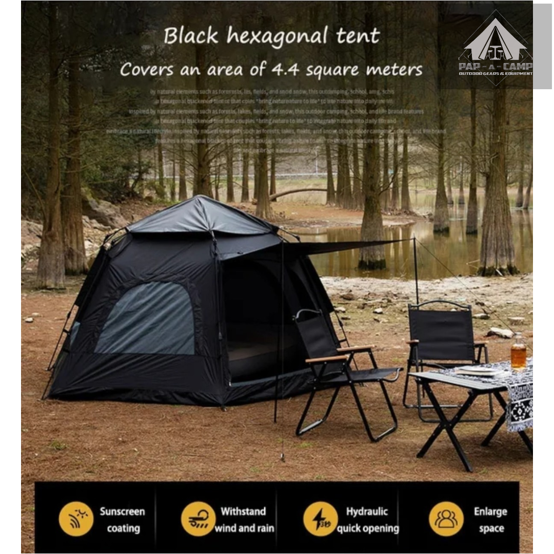 HEXAGON AUTOMATIC TENT – FAST SETUP