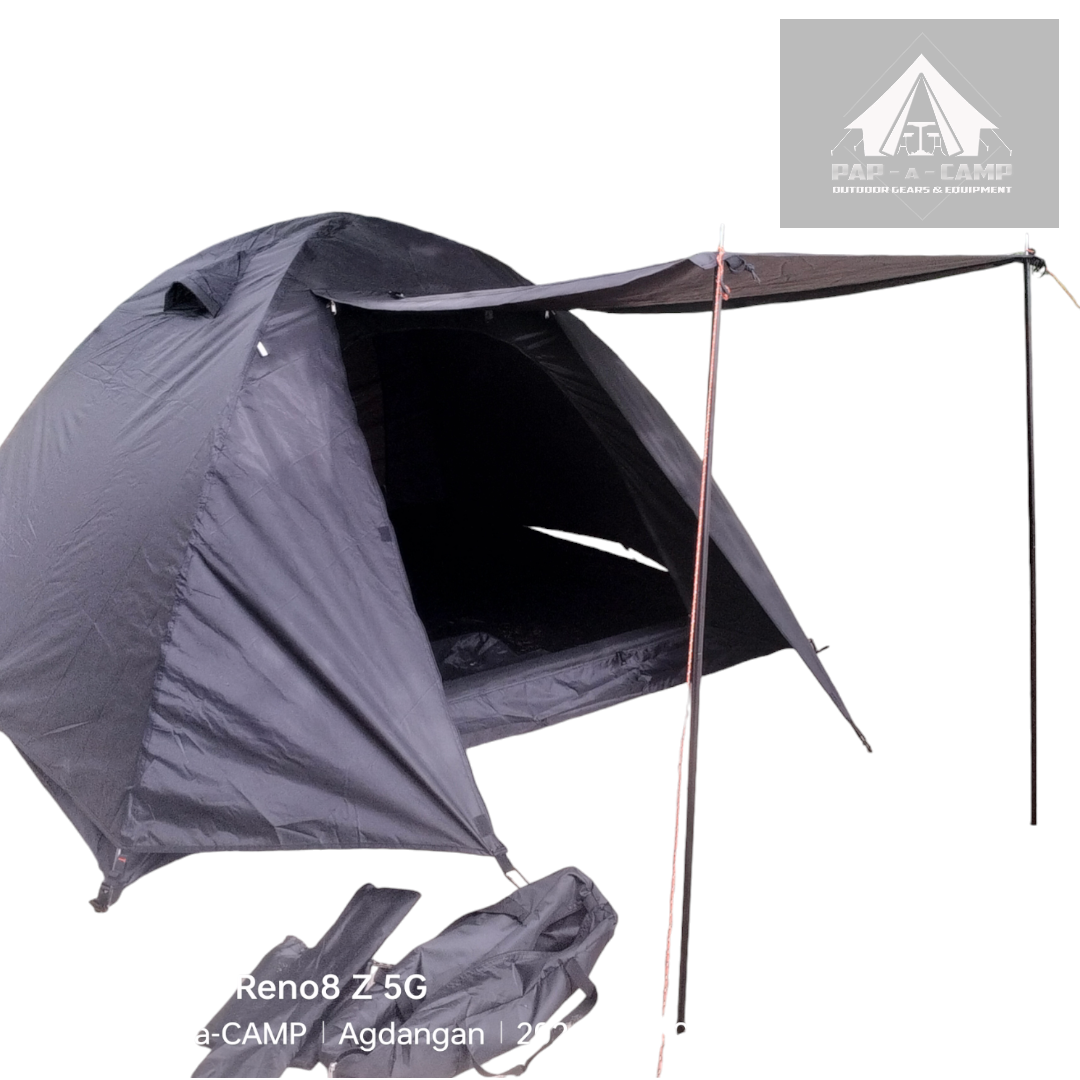 Black Pearl Dome Tent β All-Weather Protection (w/ FREE Ground Sheet)