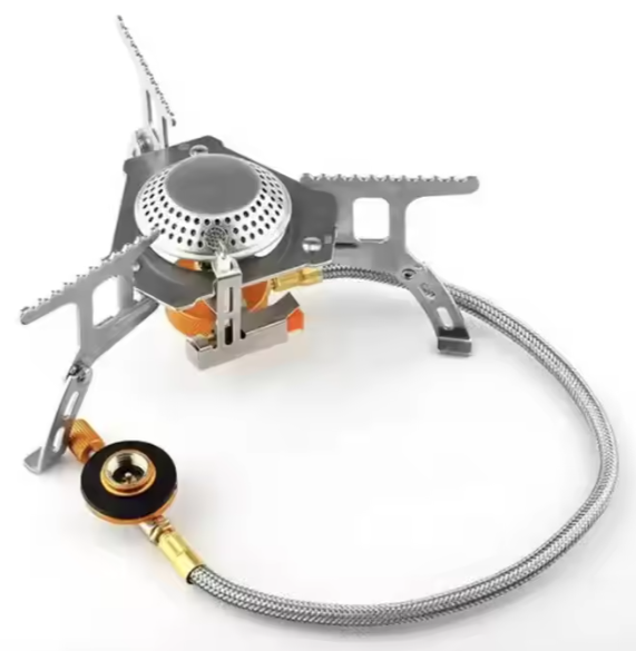XCCS Portable Camping Stove – Stainless Steel Outdoor Gas Burner