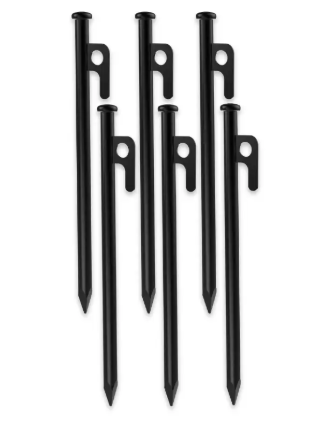 Carbon Steel Tent Nail – 20cm Heavy-Duty Camping Stake