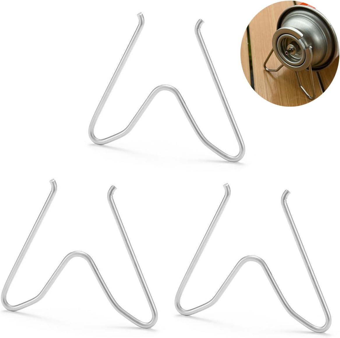 Stainless Steel Butane Holder – Compact & Secure Fuel Support