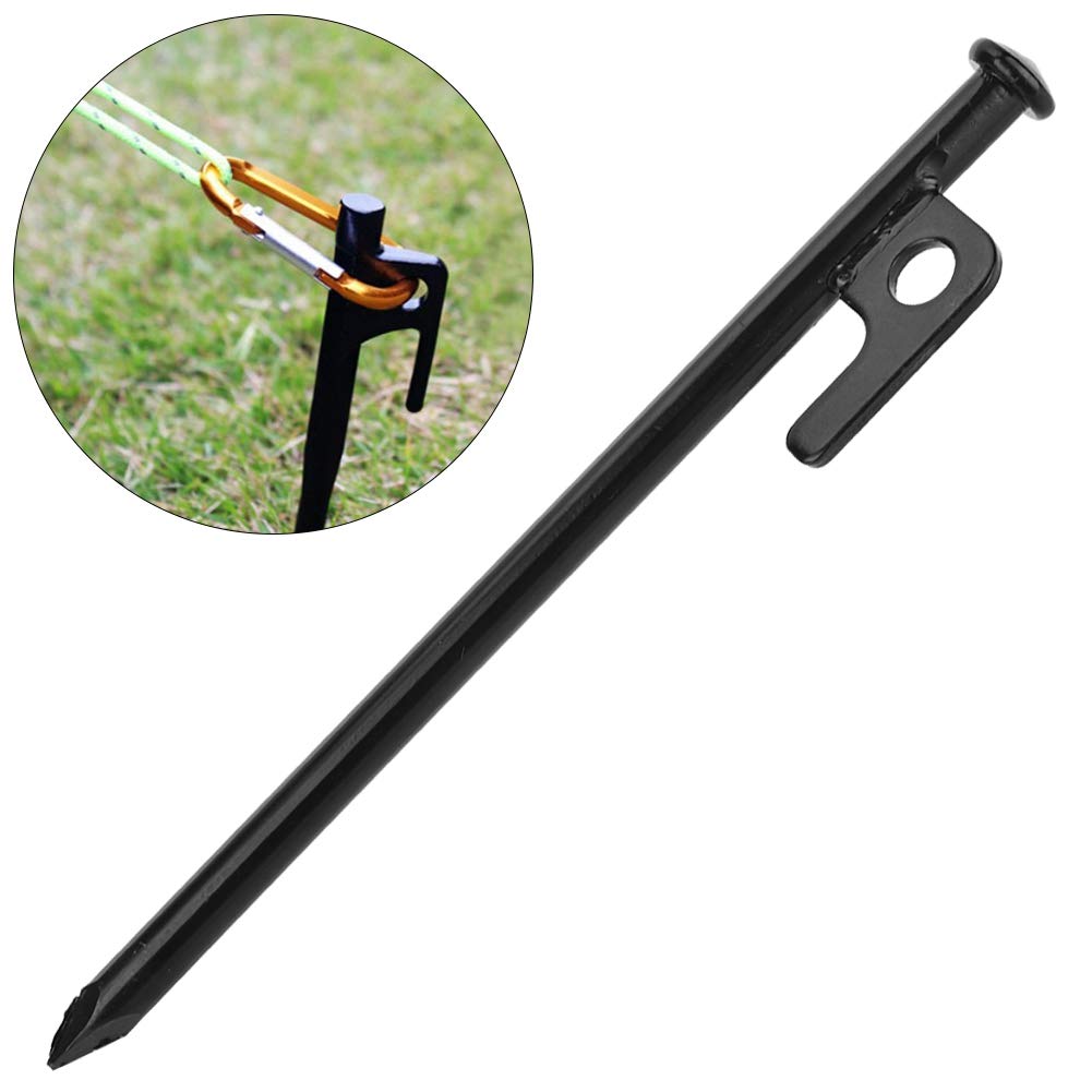 Carbon Steel Tent Nail – 20cm Heavy-Duty Camping Stake