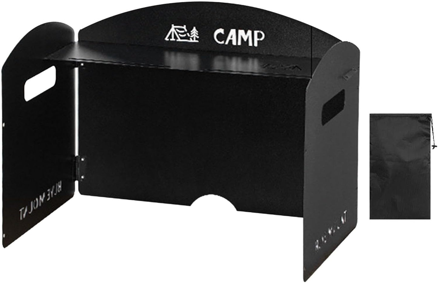 Heavy Duty Wind Shield with Integrated Shelf