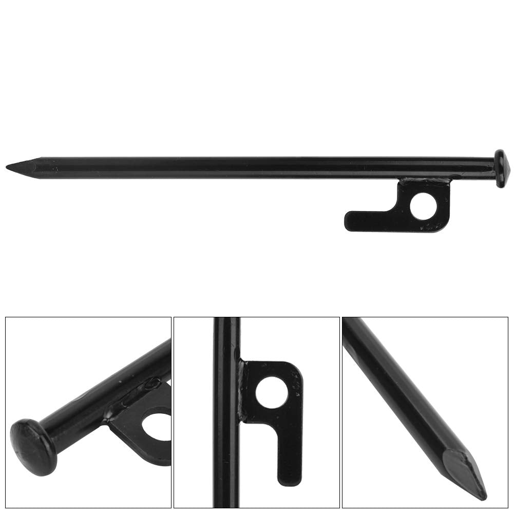 Carbon Steel Tent Nail – 20cm Heavy-Duty Camping Stake