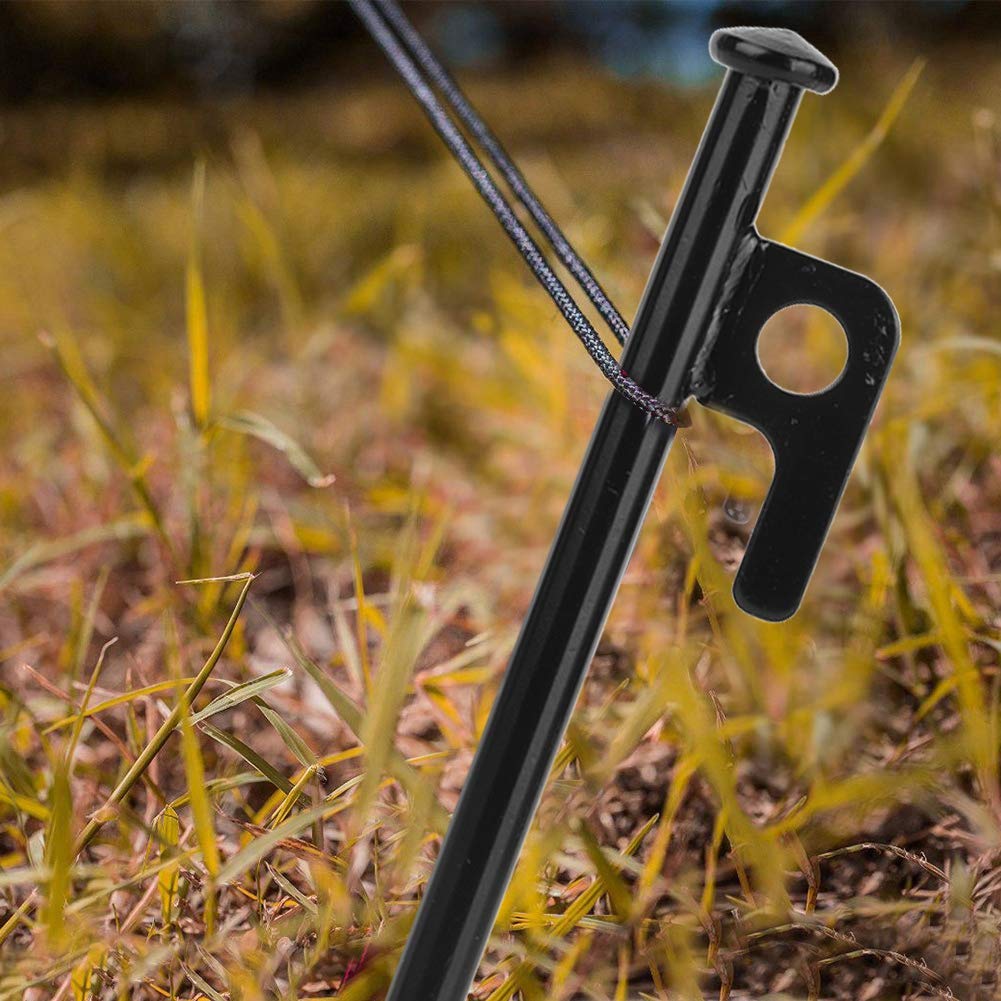 Carbon Steel Tent Nail – 20cm Heavy-Duty Camping Stake