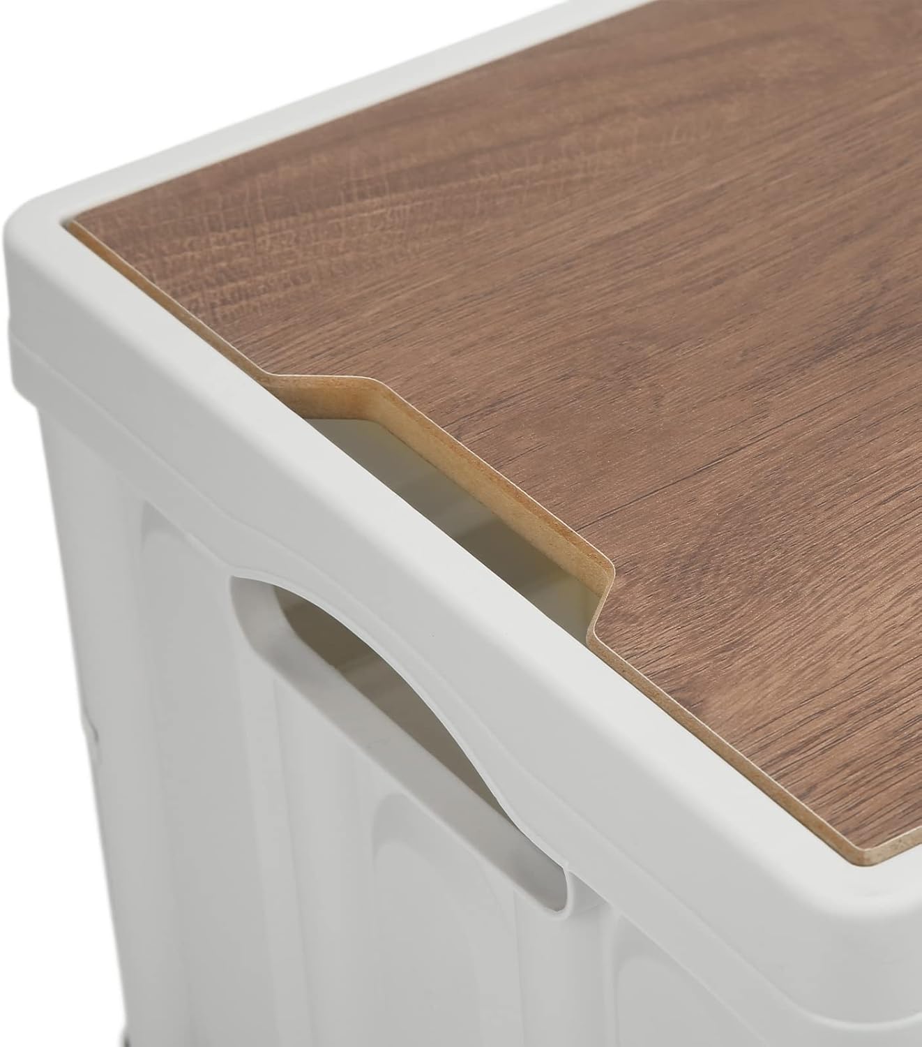 Foldable Storage Box with Wooden Lid – 30L & 55L