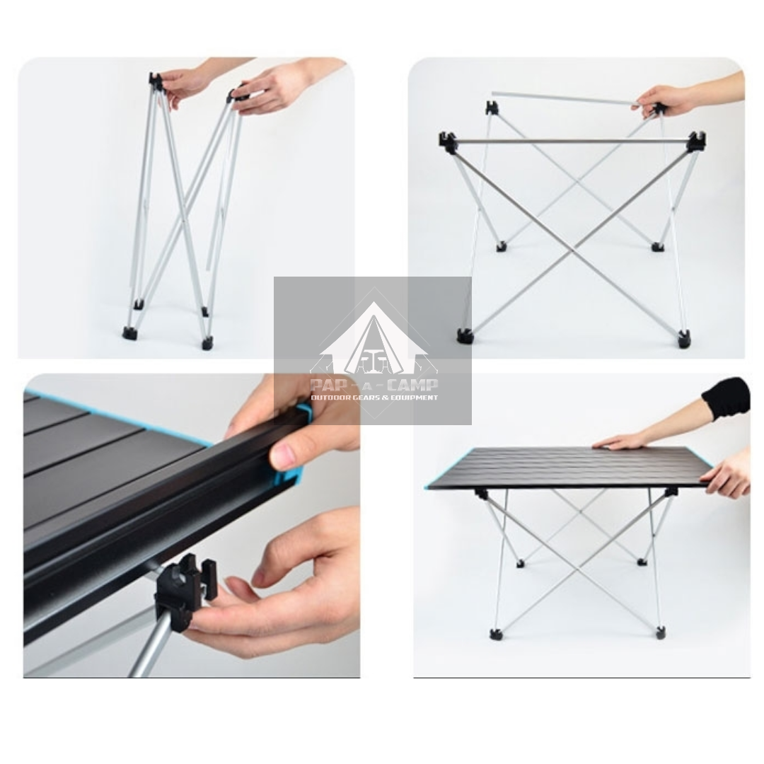 Premium Foldable Aluminum Camping Table – Small, Medium, Large & XL