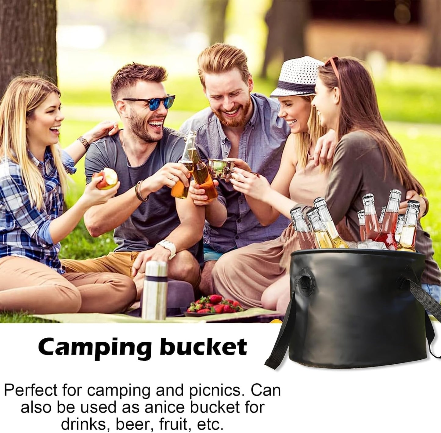 Portable Water Bucket – 20L Capacity