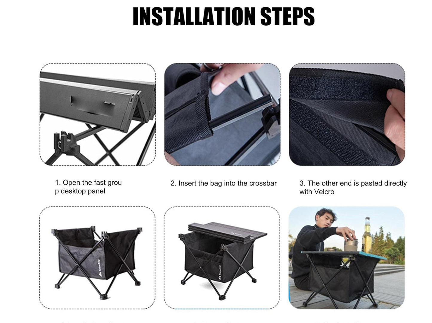 Outdoor Folding Storage Bag & Organizer – Portable & Heavy-Duty