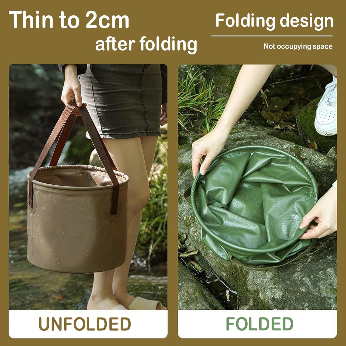 Portable Water Bucket – 20L Capacity
