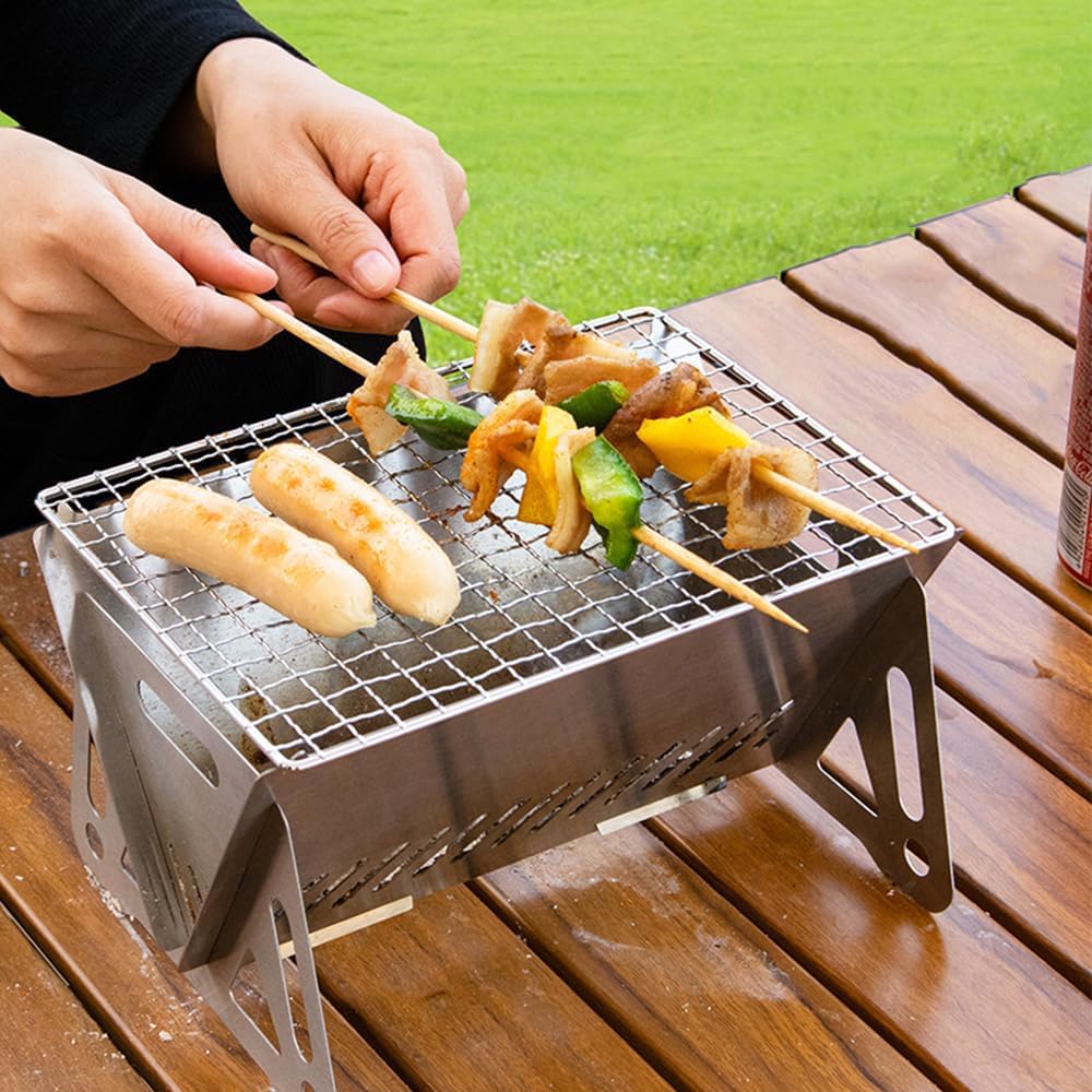 Mini BBQ Grill – Compact, Portable & Perfect for Outdoor Cooking