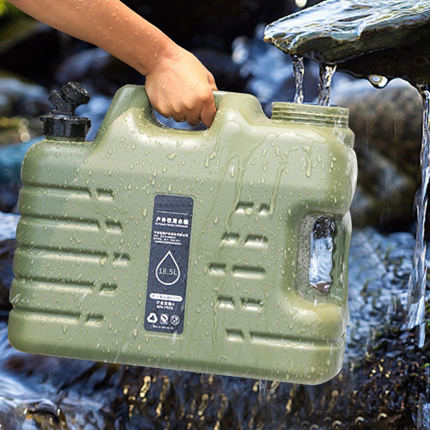 18.5L Heavy-Duty Water Container – Food-Grade & Portable