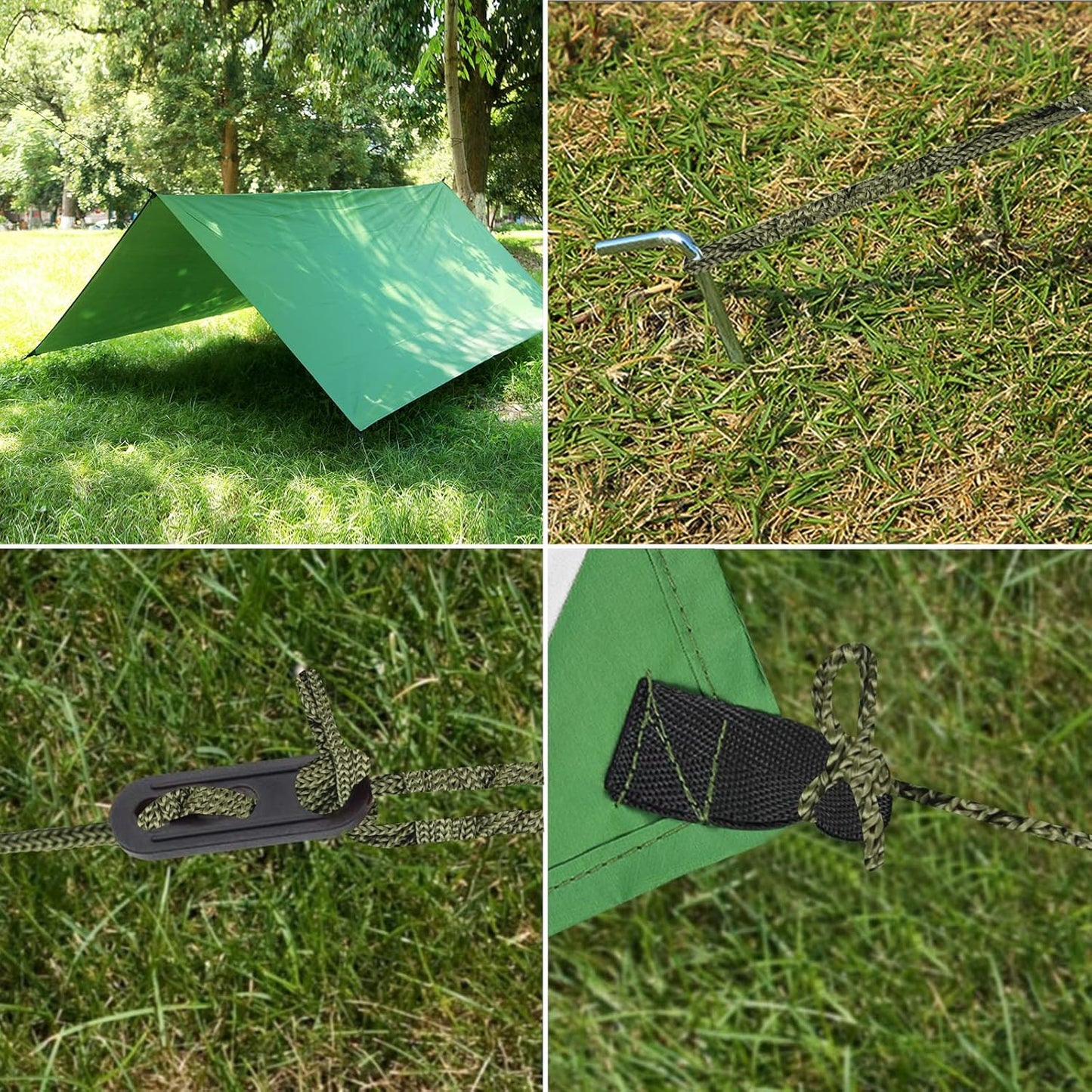 Waterproof Camping Tarp 3×3m – Lightweight All-Weather Shelter