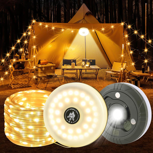 10M Rechargeable RGB String Light with Magnetic Base