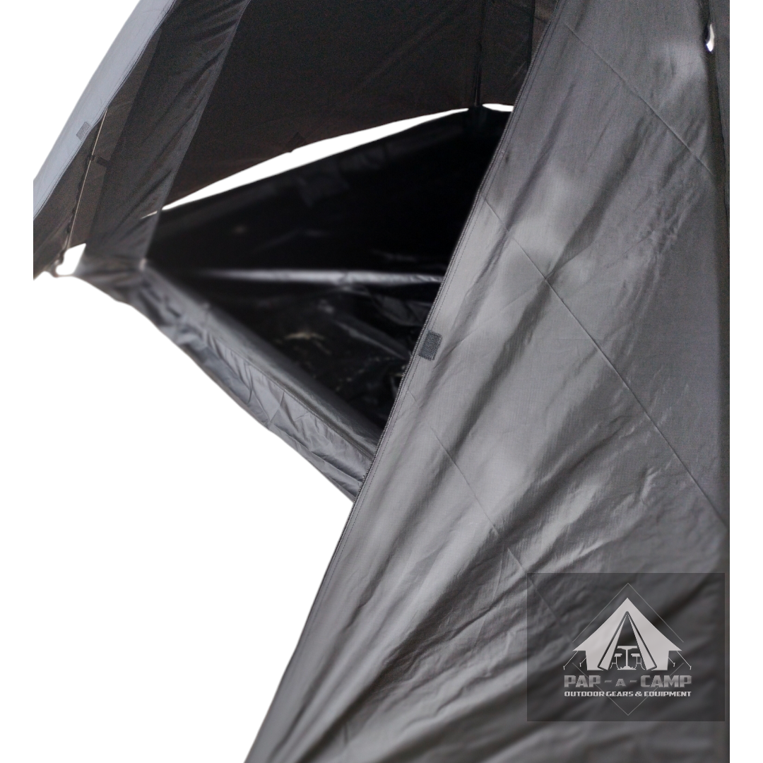 Black Pearl Dome Tent – All-Weather Protection (w/ FREE Ground Sheet)