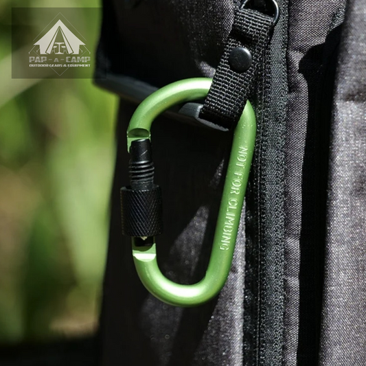 D-Ring Aluminum Carabiner Clip – Secure, Lightweight & Multi-Purpose