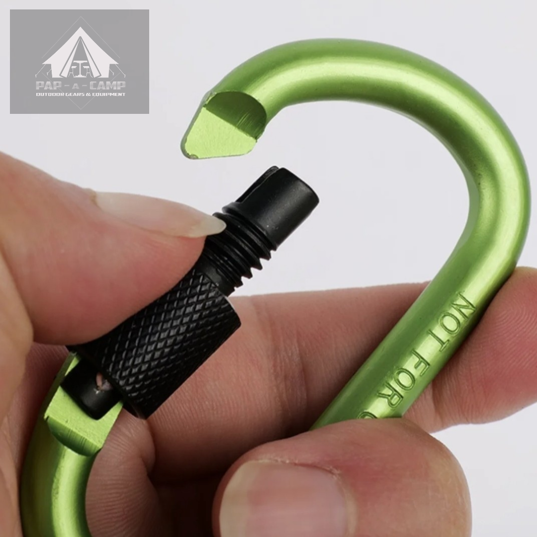 D-Ring Aluminum Carabiner Clip – Secure, Lightweight & Multi-Purpose