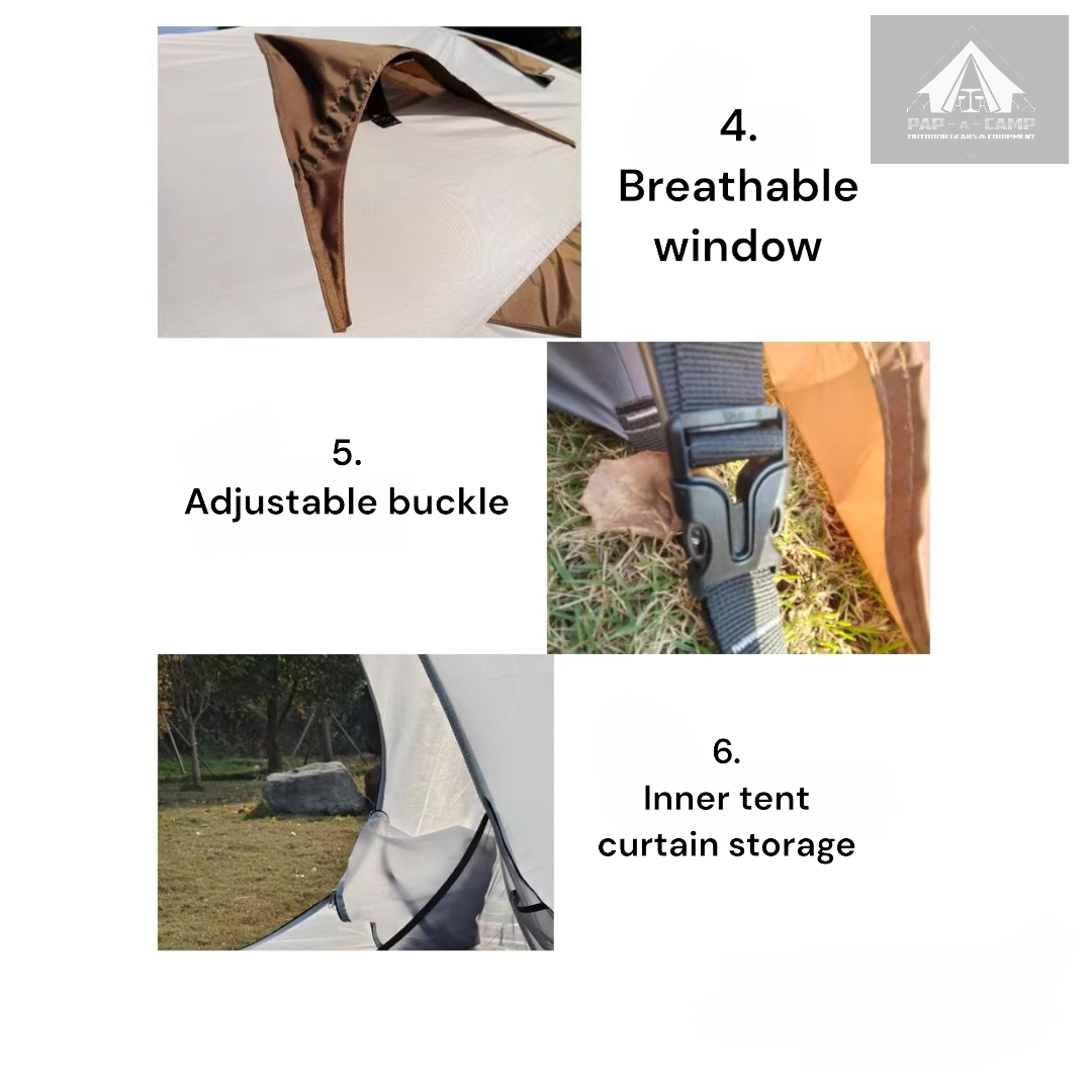 Kaima Dome Tent – All Weather | 3–4 Person Camping Tent