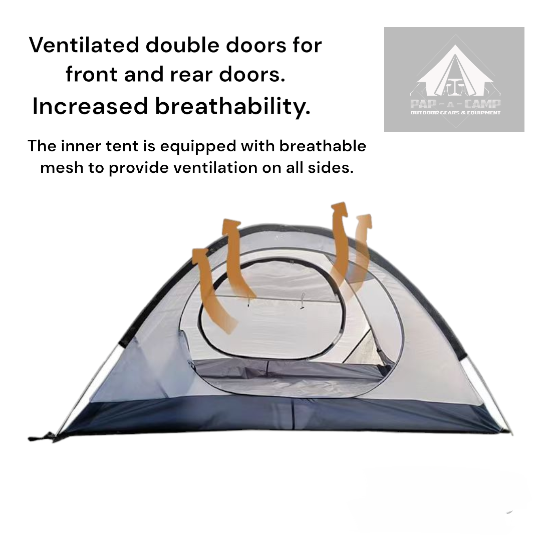 Kaima Dome Tent – All Weather | 3–4 Person Camping Tent