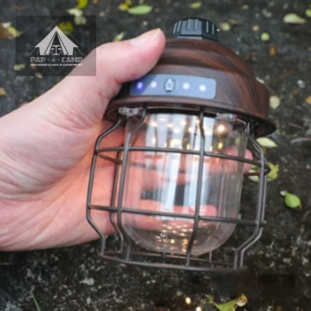 Vintage Rechargeable Camping Lamp