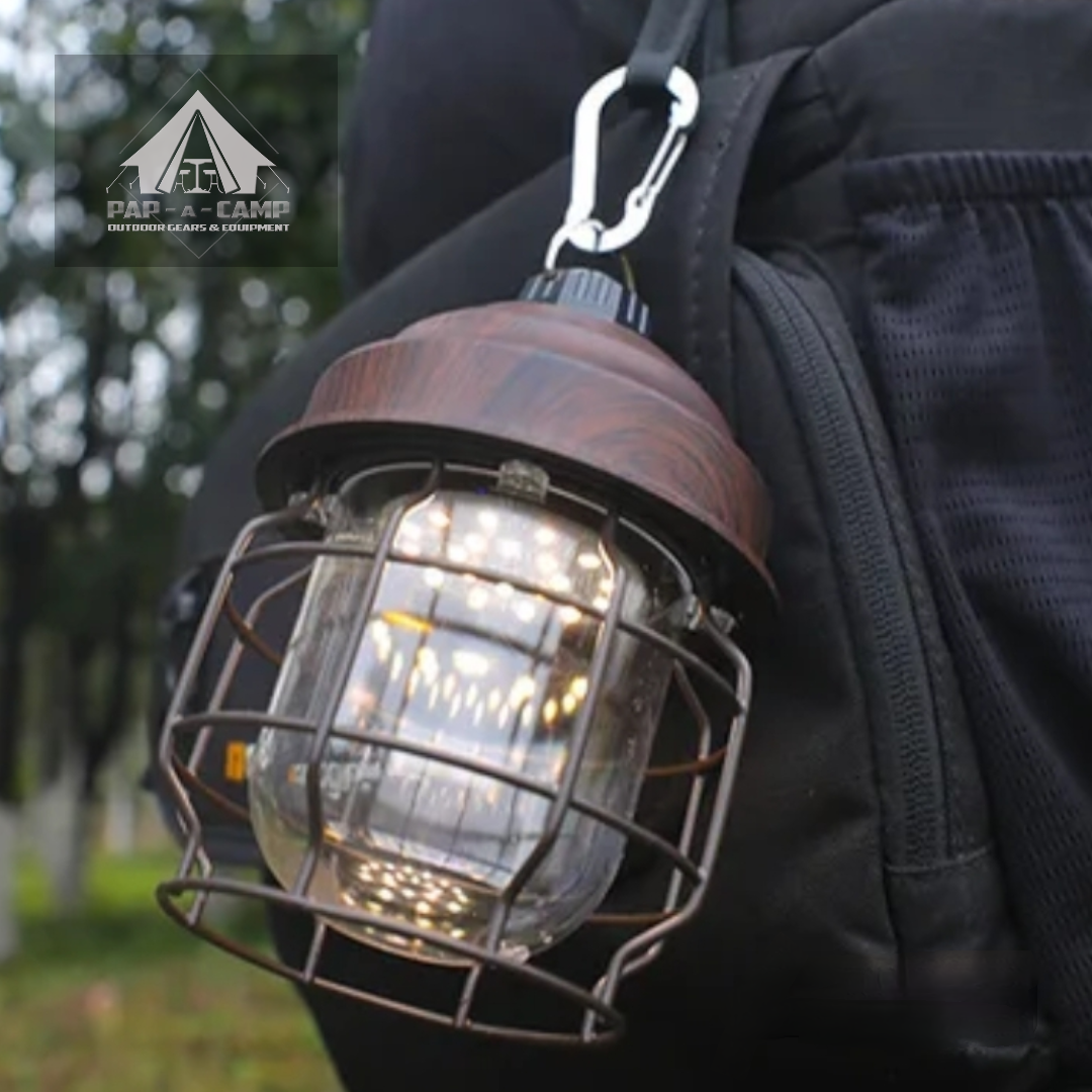 Vintage Rechargeable Camping Lamp
