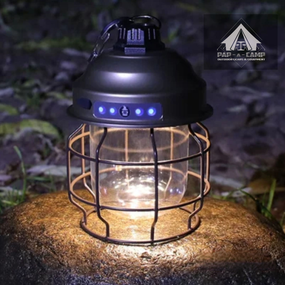 Vintage Rechargeable Camping Lamp