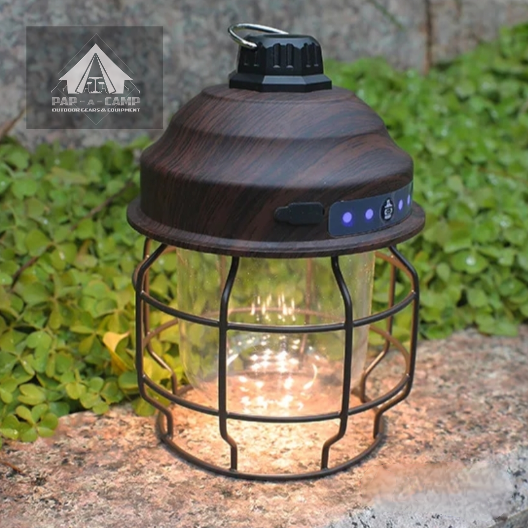 Vintage Rechargeable Camping Lamp
