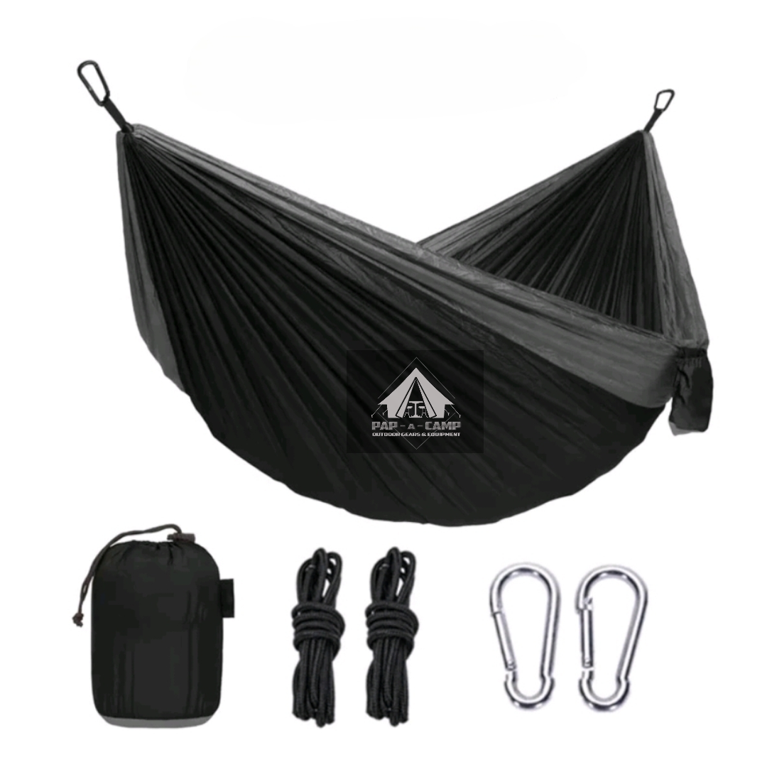 Lightweight Nylon Camping Hammock – 1–2 Person