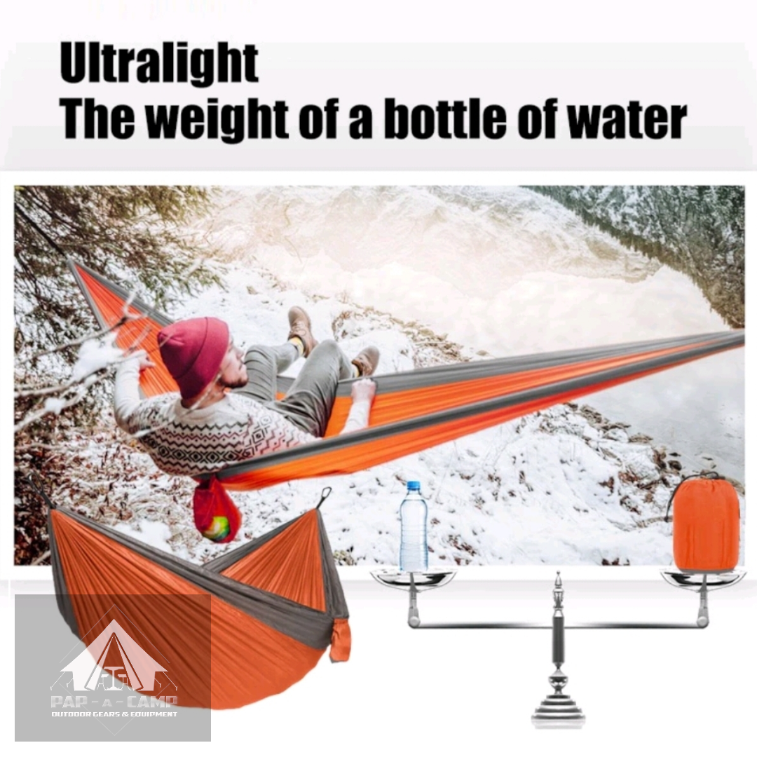 Lightweight Nylon Camping Hammock – 1–2 Person