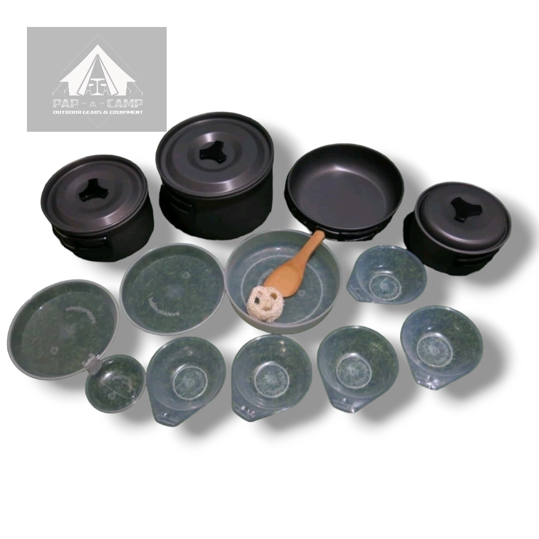 DS-500 Outdoor Cookset – Complete Camping Cookware for 4–5 Persons