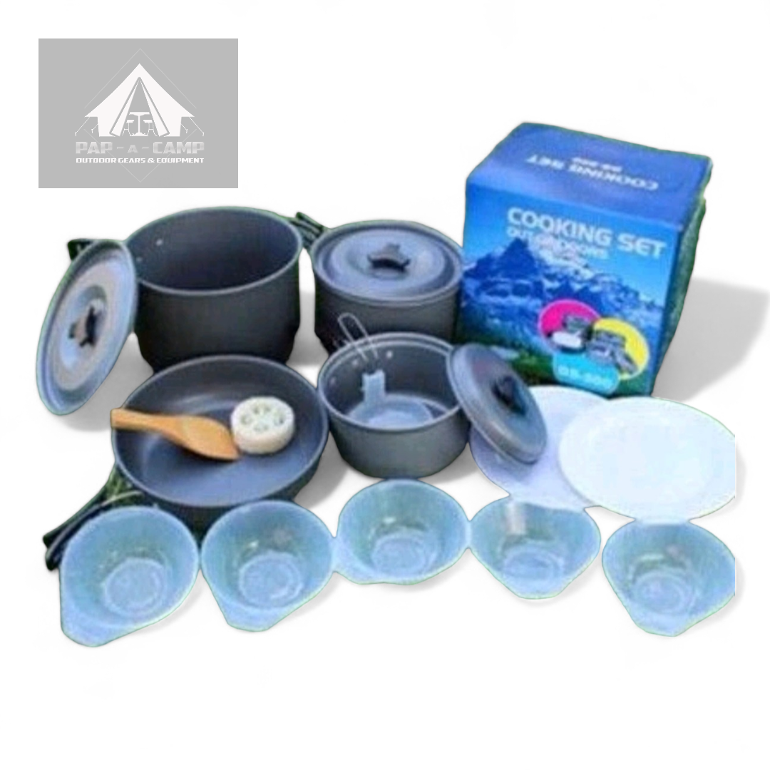 DS-500 Outdoor Cookset – Complete Camping Cookware for 4–5 Persons