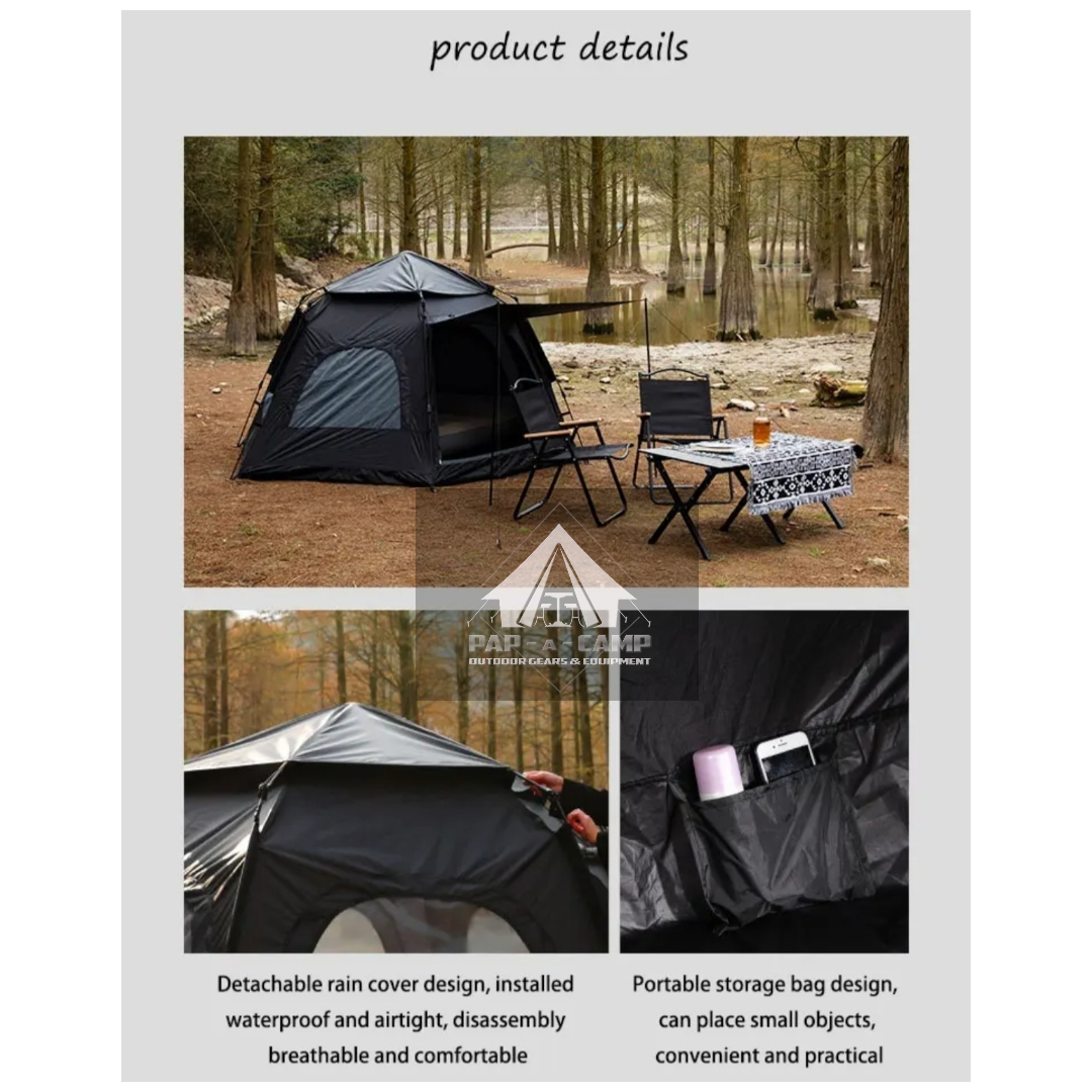 HEXAGON AUTOMATIC TENT – FAST SETUP