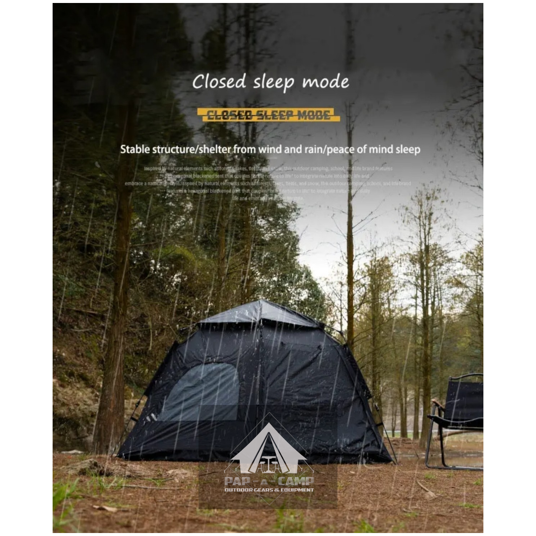 HEXAGON AUTOMATIC TENT – FAST SETUP