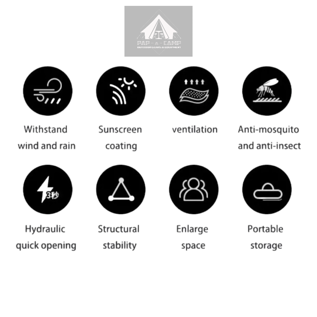 HEXAGON AUTOMATIC TENT – FAST SETUP