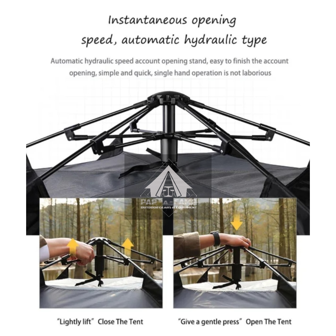 HEXAGON AUTOMATIC TENT – FAST SETUP