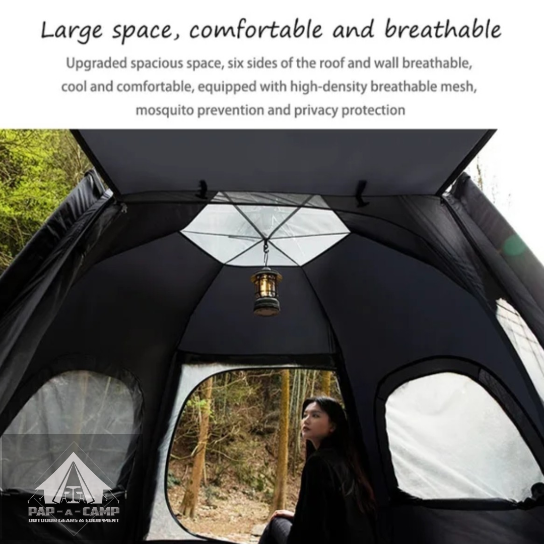 HEXAGON AUTOMATIC TENT – FAST SETUP