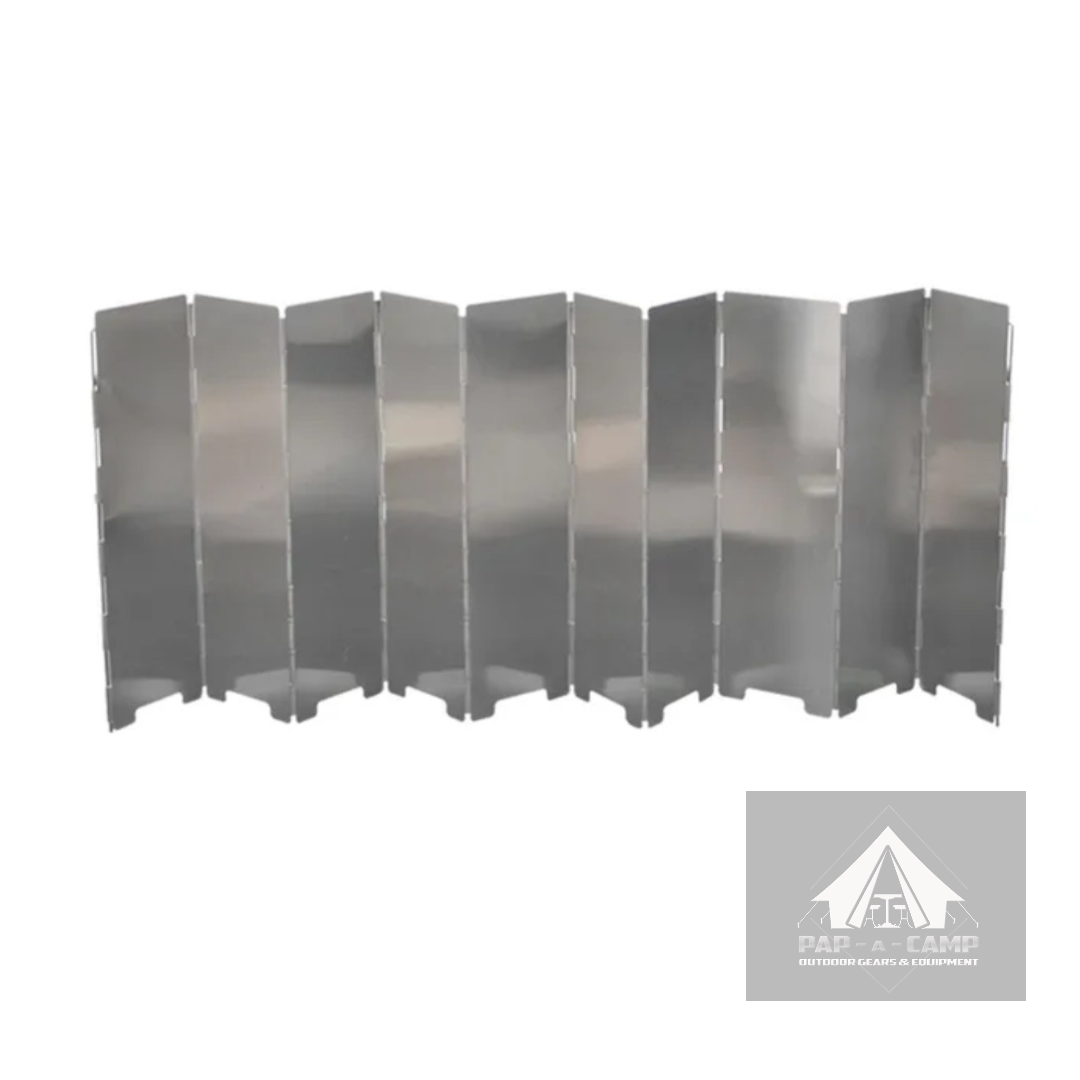 Aluminum Alloy Camping Wind Shield – 10 Plates
