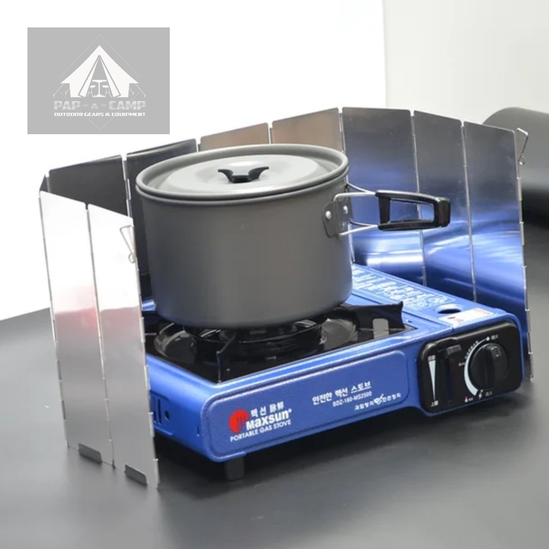 Aluminum Alloy Camping Wind Shield – 10 Plates