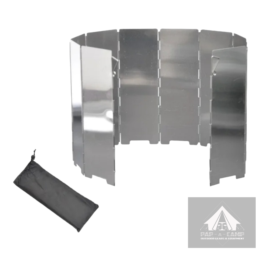 Aluminum Alloy Camping Wind Shield – 10 Plates