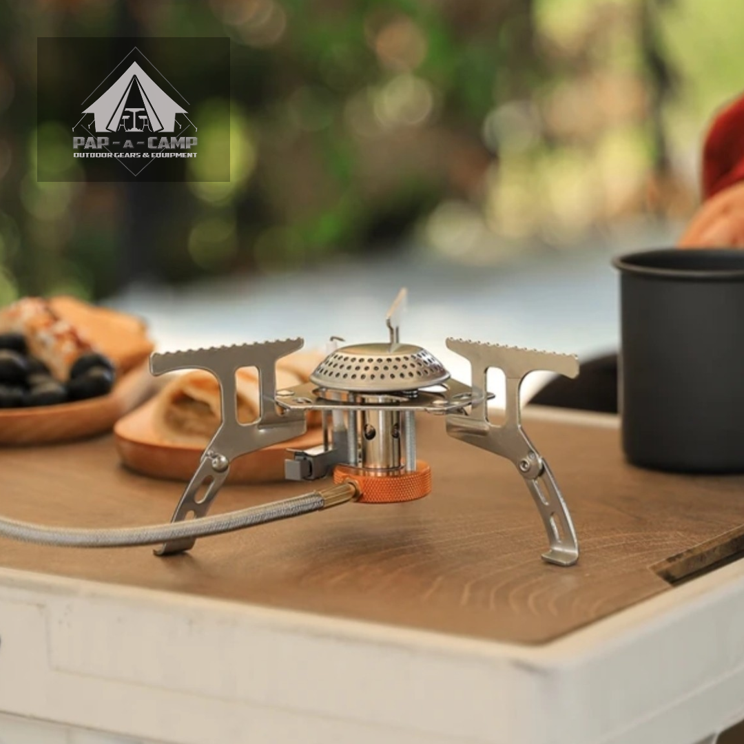 XCCS Portable Camping Stove – Stainless Steel Outdoor Gas Burner
