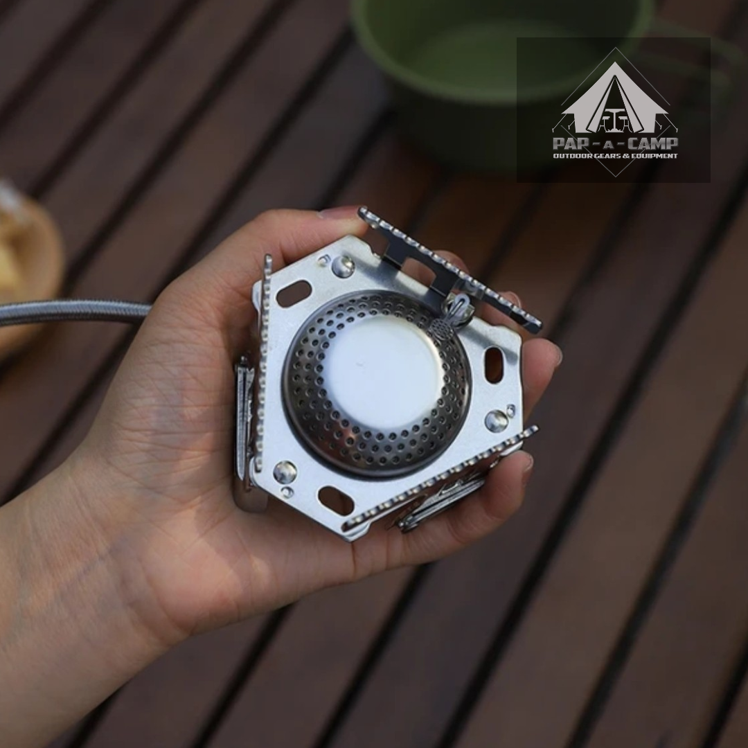 XCCS Portable Camping Stove – Stainless Steel Outdoor Gas Burner