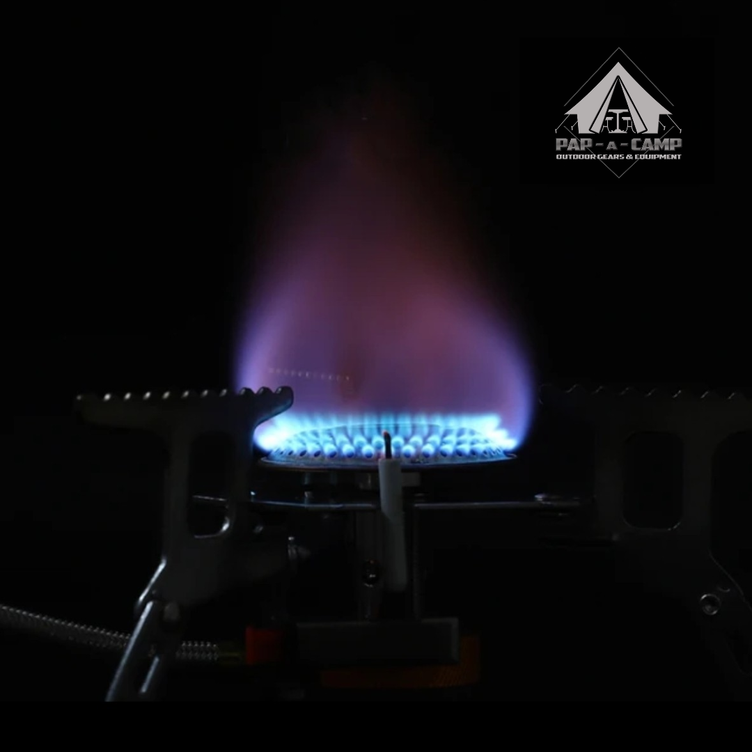 XCCS Portable Camping Stove – Stainless Steel Outdoor Gas Burner