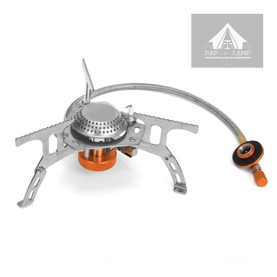 XCCS Portable Camping Stove – Stainless Steel Outdoor Gas Burner