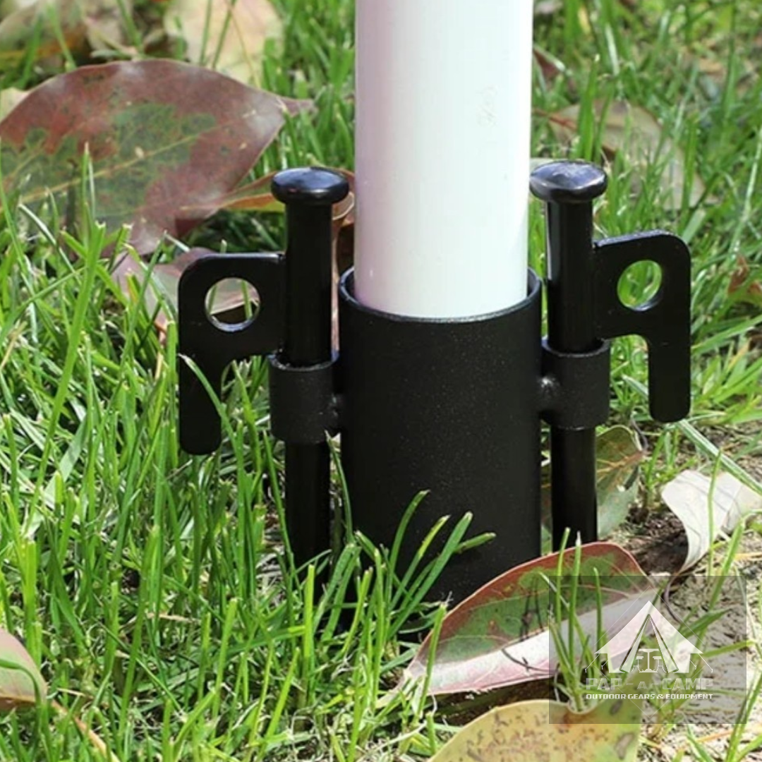 Pole Holder Set – Heavy-Duty Steel Iron Support