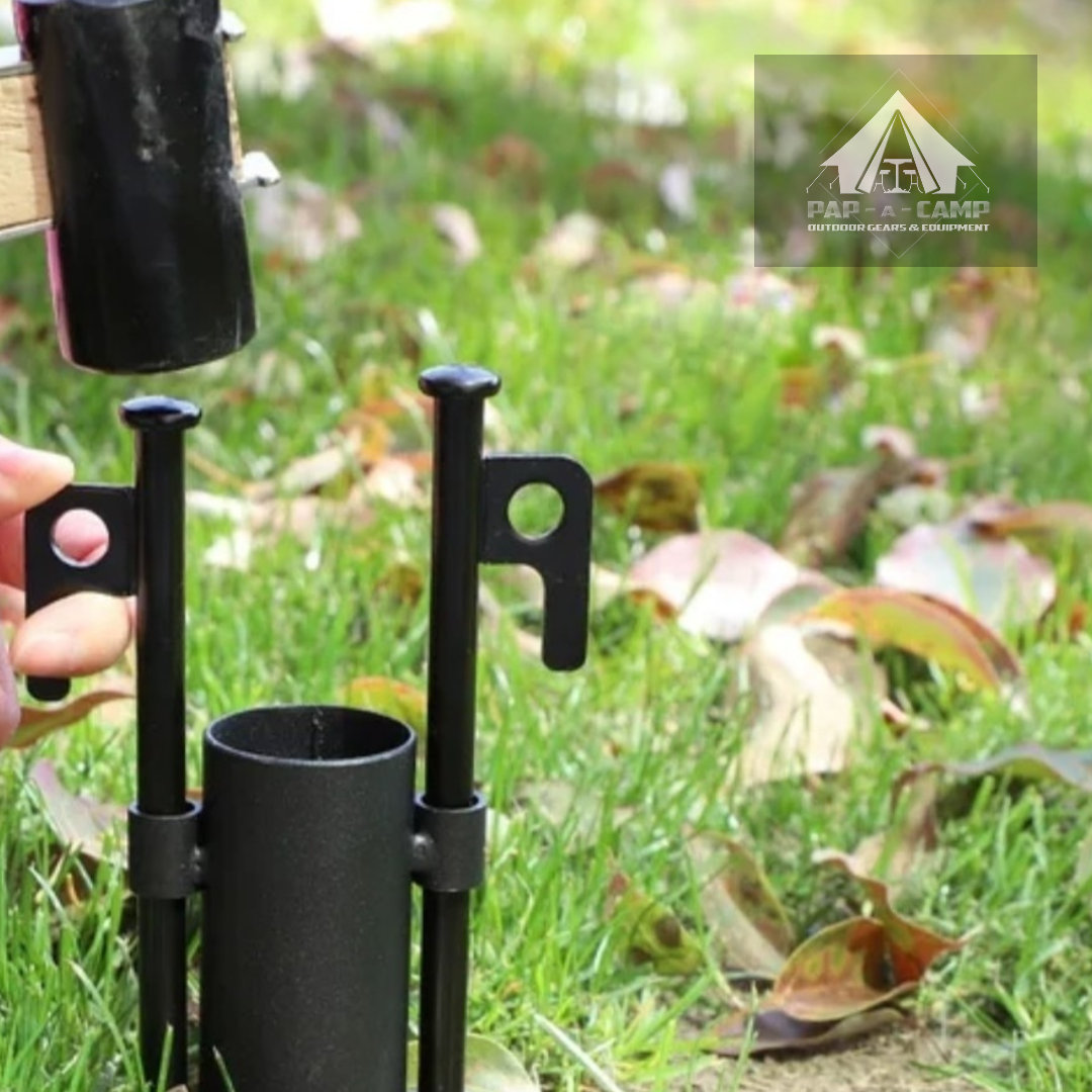 Pole Holder Set – Heavy-Duty Steel Iron Support