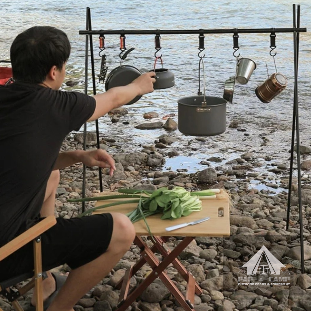 Portable Triangle Rack – Lightweight Aluminum Outdoor Hanging Rack