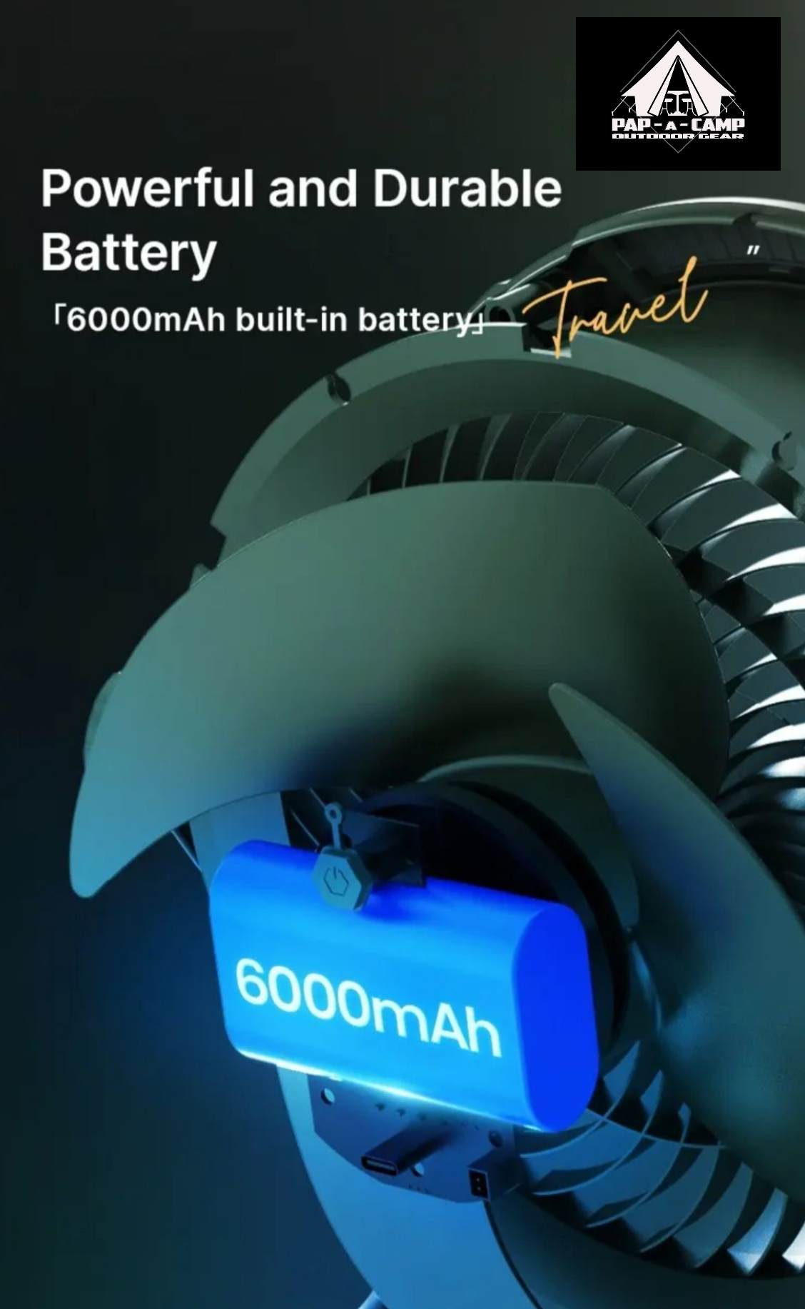 Turbo Desk Fan – Powerful Portable Cooling